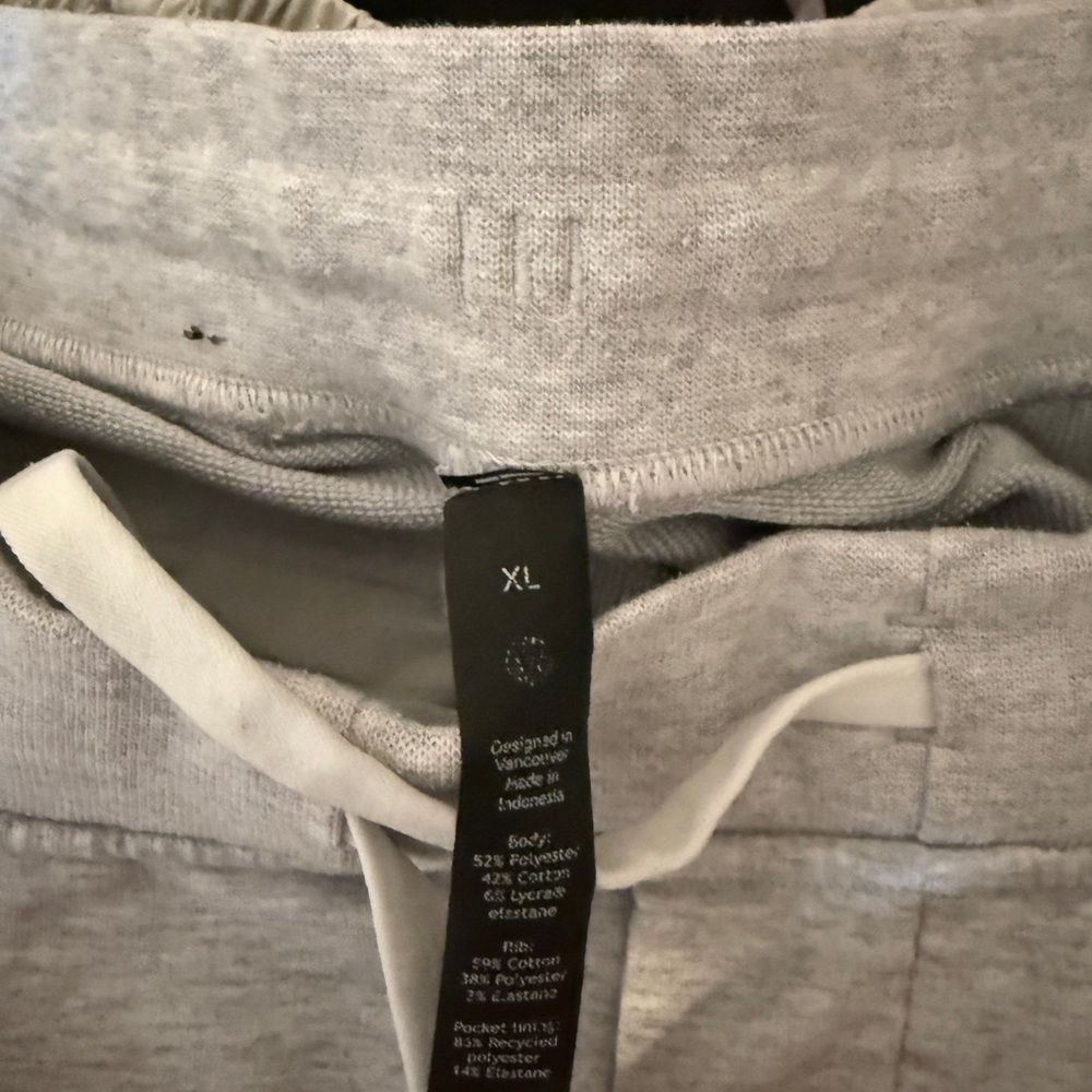 Lululemon city sweat joggers xl grey